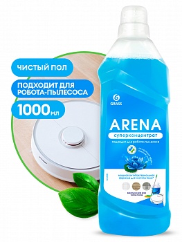 Средство с полир. эффектом д/пола "Arena Водяная лилия" 1л /12/GRASS/