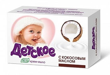 Весна Детское крем-мыло 90г Кокос /36/6222