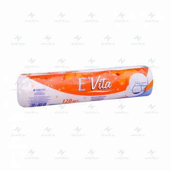Ватные диски Белла Evita 120шт /40/
