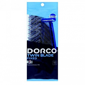 Станок одноразовый DORCO (2 лезвия) 10шт, фиксир.головка