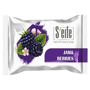 Мыло туалетное S'eife 100г Jam&Berries (Варенье и Ягоды) п/п /64/