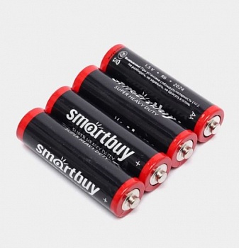 Пальчиковые батарейки  4шт Smartbuy ONE R6 б/б 4/15/480