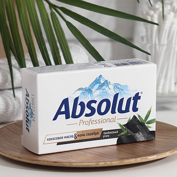 Весна мыло 90г ABSOLUT Professional Бамбуковый уголь /24/6246
