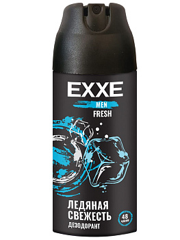Дезодорант EXXE мужской Спрей 150мл FRESH /24/