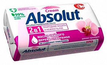 Весна мыло 90г ABSOLUT 2в1 Дикая орхидея /72/6120