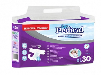 Dr. Pedical Подгузники для взрослых X-Large (120-160 см) 30шт /4/АКЦИЯ!