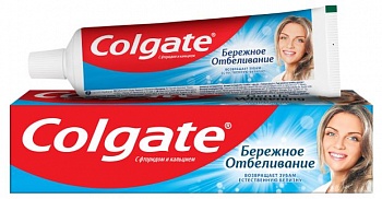 Зубная паста Колгейт 100мл Бережное отбеливание /48/
