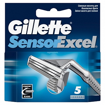 Кассеты Gillette Sensor Excel  5 шт мужские /10