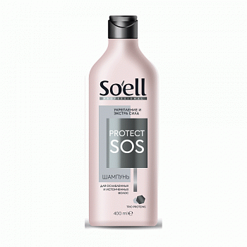 Шампунь для волос SOELL 400мл TRIO-PROTEINS Укрепление и экстра сила для ослабленных и истонченных волос /6/