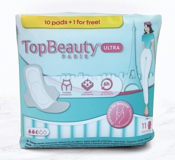 Прокладки гиг. TopBeauty Paris Ultra NORMAL 11шт, 2,5капли /48/АКЦИЯ!