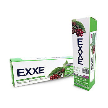 Зубная паста EXXE Отбеливающая Белоснежная улыбка 100г  /72/