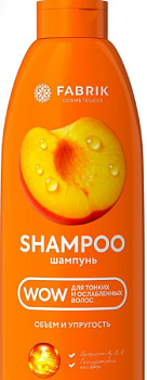 Шампунь для волос Fabrik Cosmetology 500мл Объем и упругость для тонких и ослабл. волос /6/