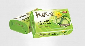 Мыло туалетное "Royal Kimi (Pure)" 175г Огурец и молочный протеин /6/48/