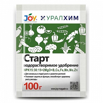 Старт JOY 100г Водорастворимое удобрение /20/Уралхим
