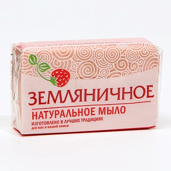 Туал. мыло Нэфис 160г  П/П  "Земляничное" /72/