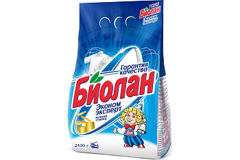 Стиральный порошок Биолан 2,4 кг Эконом Эксперт   м/у /4/