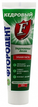 Зубная паста Фтородент 125г Кедровый /12/Аванта