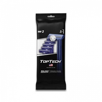 Станок одноразовый TopTech 2  5шт /40/синие