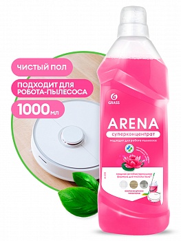 Средство с полир. эффектом д/пола "Arena Цвет лотос" 1л /12/GRASS/АКЦИЯ