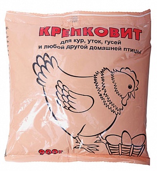 КРЕПКОВИТ для кур, гусей, уток 900 г /10/ ВХ/