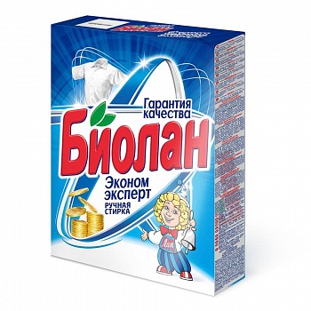 Стиральный порошок Биолан 0,35 кг Эконом Эксперт т/у /24/