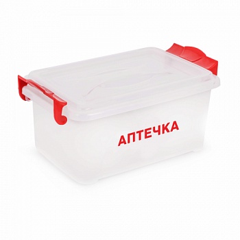 Контейнер "Аптечка" 2,5л прямоуг. с крышкой /8/М7370/Октяб-й