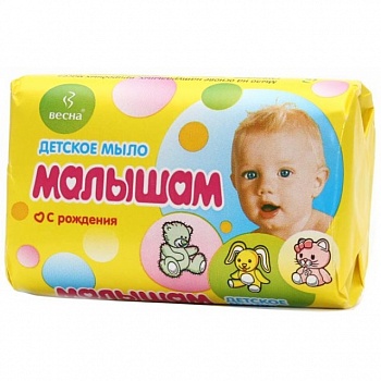 Весна Детское  мыло  90г Малышам /72/1141
