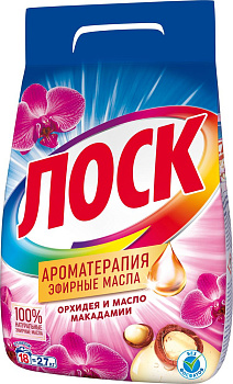 Стир. порошок ЛОСК автомат 2,7кг Арома Орхидея/макадамия /4/