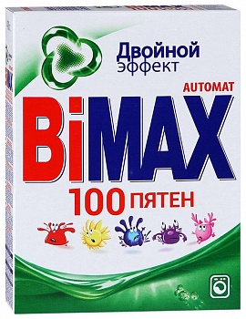 Стиральный порошок Бимакс Автомат 0,4 кг 100 Пятен  т/у  /24/