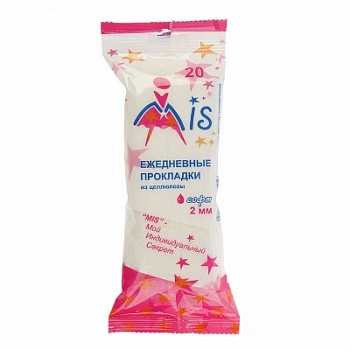 Прокладки  ежедн. MIS  20шт софт Эконом /арт.3018/54/розовые