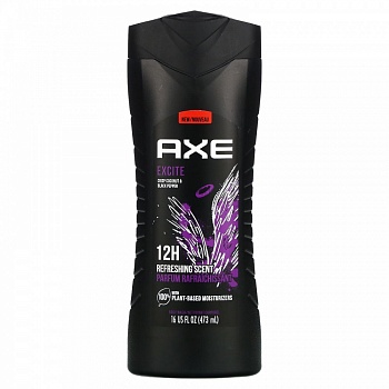 Гель д/душа AXE 250мл Excite с кокосом и черным перцем /12/