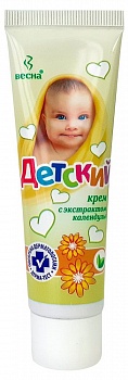 Весна Крем Детский 45г Смягчающий (Календула) туба /24/2631