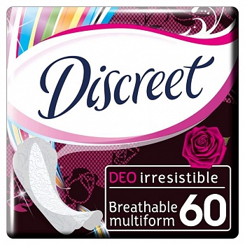 Прокладки  ежедн. ALLDAYS Discreet  60 шт део  Мультиформ /15/синие/
