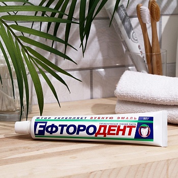 Фтородент зубная паста 90г туба/48/Весна/