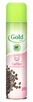 Освежитель воздуха GOLD WIND 300мл Coffee (Кофе) /12/Сибиар