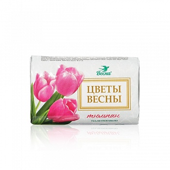 Весна мыло 90г "Цветы весны"  Тюльпан /72/6167