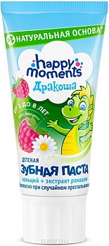 Зубная паста детская "Дракоша" 60мл Малина гелевая /30/32465769/Калина