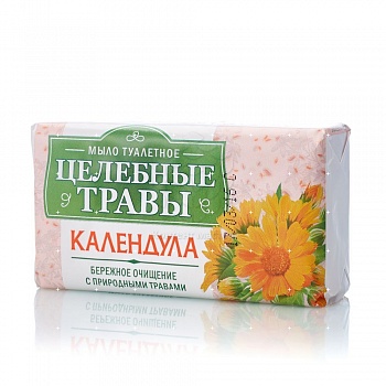 Туал. мыло Целебные травы 160г Календула п/п /72/