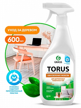 TORUS Очиститель-полироль мебели 600мл с тригером  /8/GRASS/