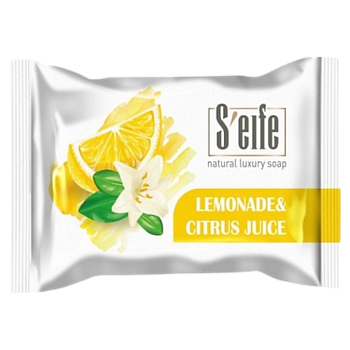 Мыло туалетное S'eife 100г Lemonade&Citrus juice (Лимонад и Цитрусовый сок) п/п /64/