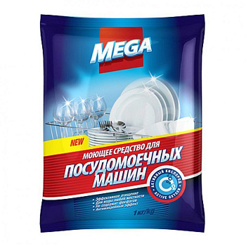 Моющее средство MEGA для посудомоечных машин 1кг /6/Золушка